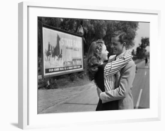 State Fair, Jeanne Crain, Dana Andrews, 1945-null-Framed Photo