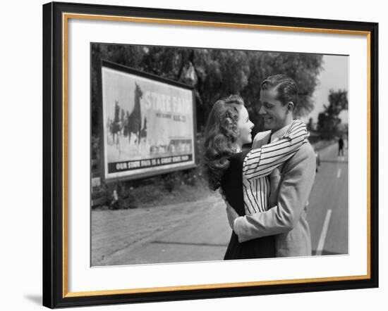 State Fair, Jeanne Crain, Dana Andrews, 1945-null-Framed Photo