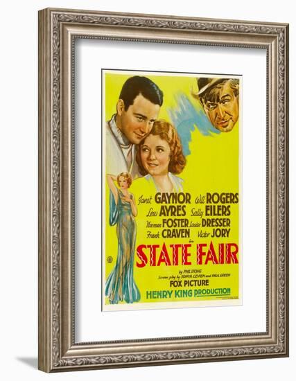 State Fair, Lew Ayres, Janet Ayres, Will Rogers, 1933-null-Framed Photo