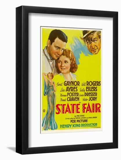 State Fair, Lew Ayres, Janet Ayres, Will Rogers, 1933-null-Framed Photo