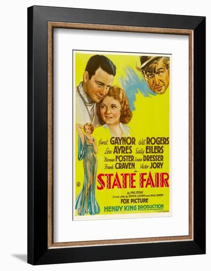 State Fair, Lew Ayres, Janet Ayres, Will Rogers, 1933-null-Framed Photo