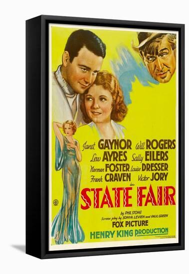 State Fair, Lew Ayres, Janet Ayres, Will Rogers, 1933-null-Framed Stretched Canvas