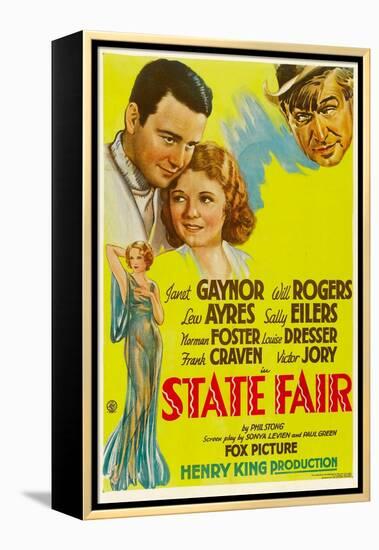 State Fair, Lew Ayres, Janet Ayres, Will Rogers, 1933-null-Framed Stretched Canvas