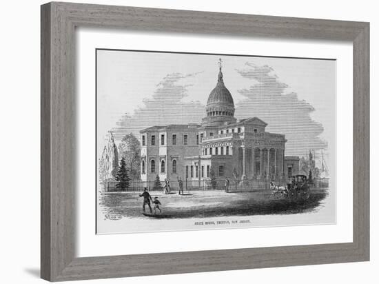 State House, Trenton, New Jersey.-null-Framed Giclee Print