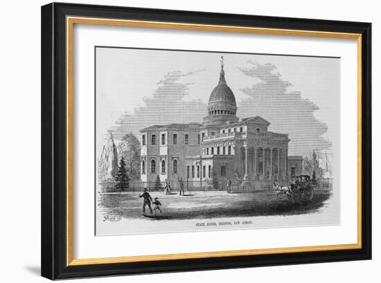 State House, Trenton, New Jersey.-null-Framed Giclee Print