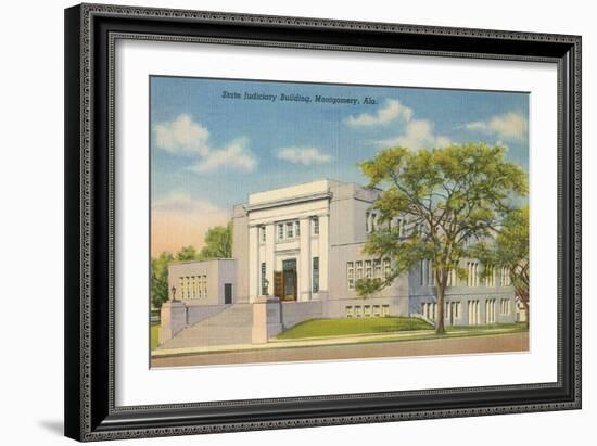 State Judiciary Building, Montgomery, Alabama-null-Framed Art Print