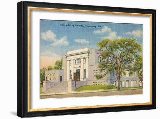 State Judiciary Building, Montgomery, Alabama-null-Framed Art Print