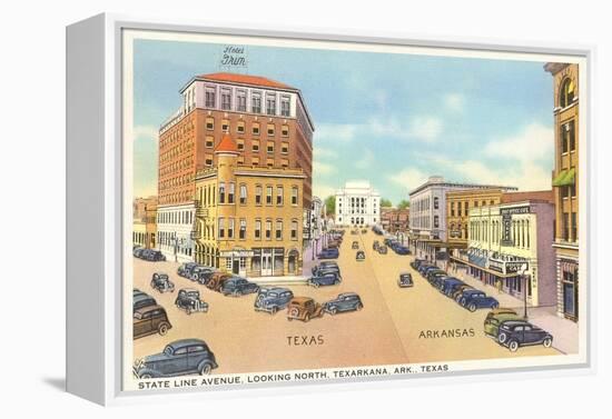 State Line Avenue, Texarkana-null-Framed Stretched Canvas