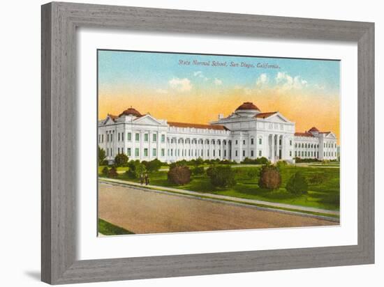 State Normal School-null-Framed Art Print