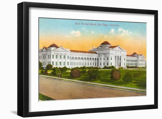 State Normal School-null-Framed Art Print