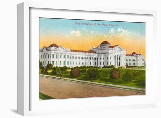 State Normal School-null-Framed Art Print