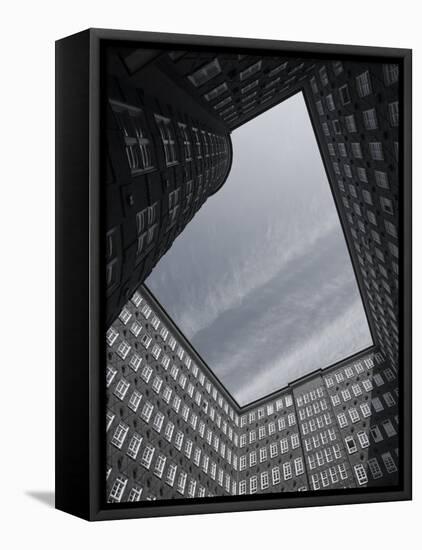 State of Hamburg, Hamburg, Merchant District, Sprinkenhof Office Building, Germany-Walter Bibikow-Framed Premier Image Canvas