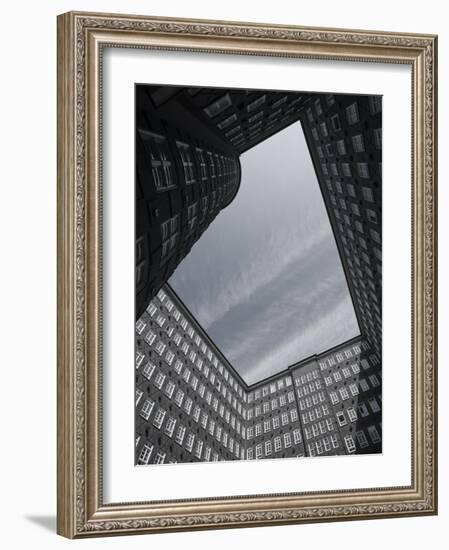 State of Hamburg, Hamburg, Merchant District, Sprinkenhof Office Building, Germany-Walter Bibikow-Framed Photographic Print