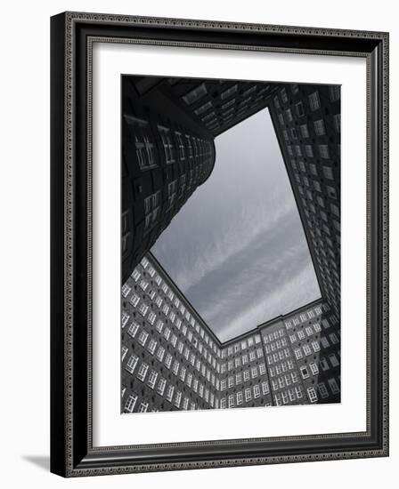 State of Hamburg, Hamburg, Merchant District, Sprinkenhof Office Building, Germany-Walter Bibikow-Framed Photographic Print