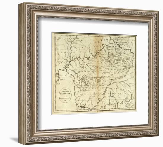 State of Kentucky, c.1796-John Reid-Framed Art Print