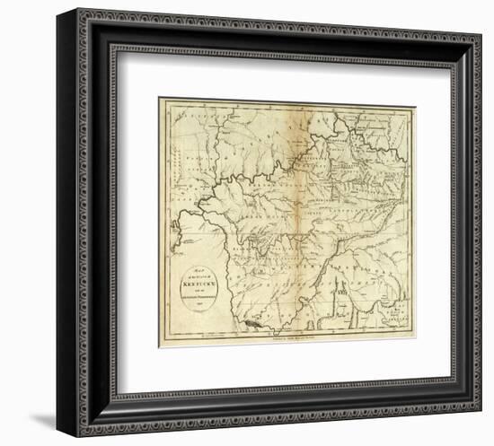 State of Kentucky, c.1796-John Reid-Framed Art Print