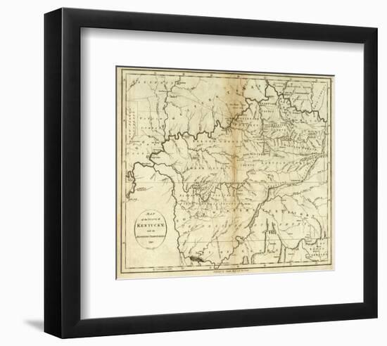 State of Kentucky, c.1796-John Reid-Framed Art Print