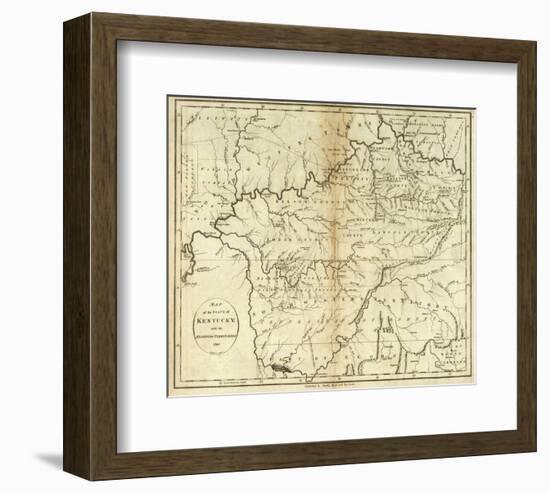 State of Kentucky, c.1796-John Reid-Framed Art Print