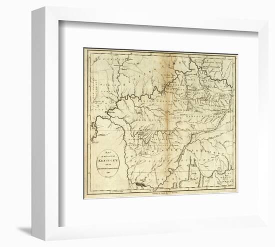 State of Kentucky, c.1796-John Reid-Framed Art Print