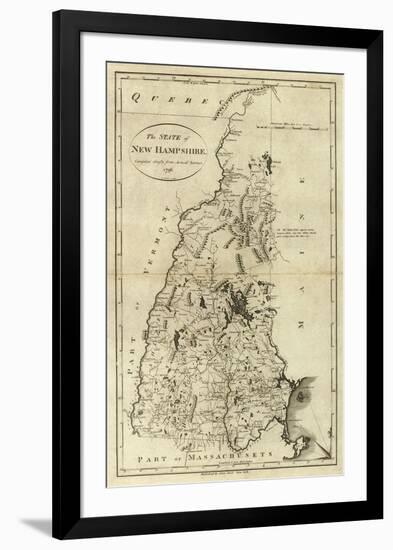 State of New Hampshire, c.1796-John Reid-Framed Art Print