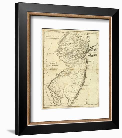 State of New Jersey, c.1796-John Reid-Framed Art Print