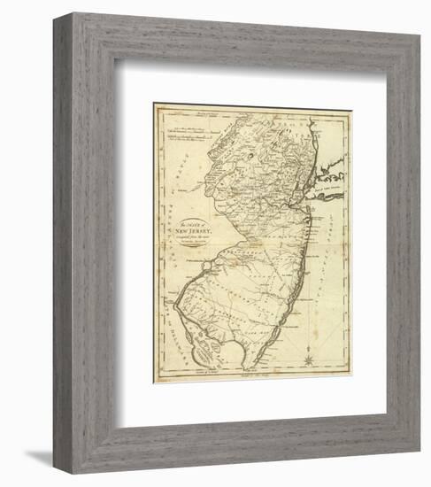 State of New Jersey, c.1796-John Reid-Framed Art Print