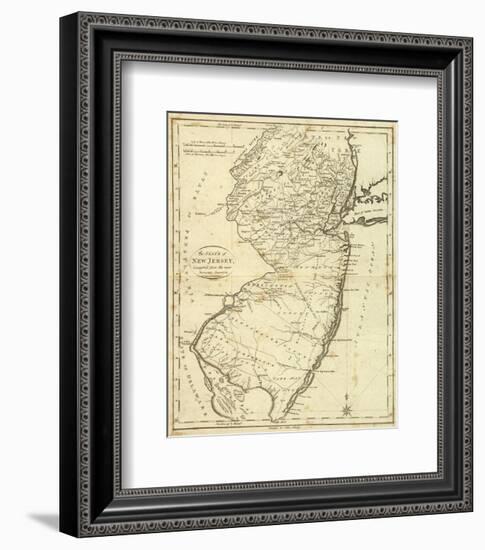 State of New Jersey, c.1796-John Reid-Framed Art Print