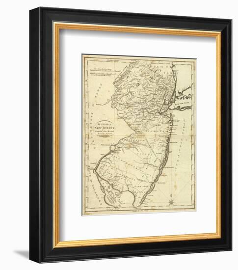 State of New Jersey, c.1796-John Reid-Framed Art Print