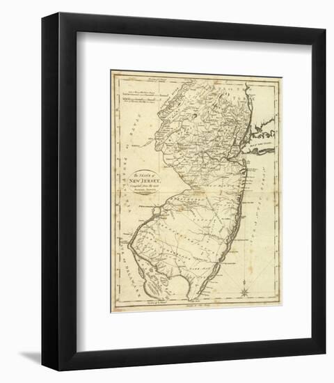 State of New Jersey, c.1796-John Reid-Framed Art Print
