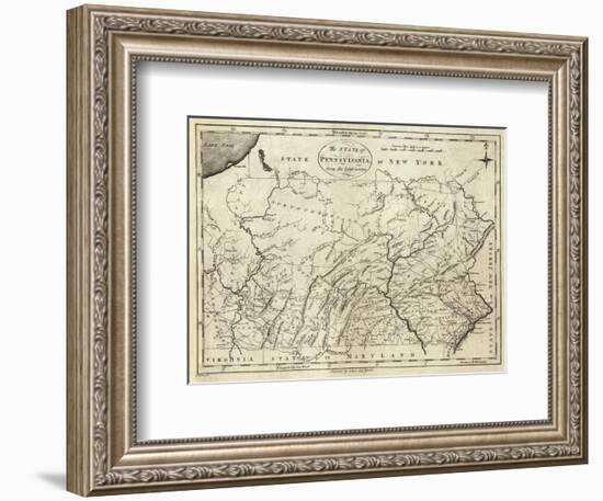 State of Pennsylvania, c.1796-John Reid-Framed Art Print