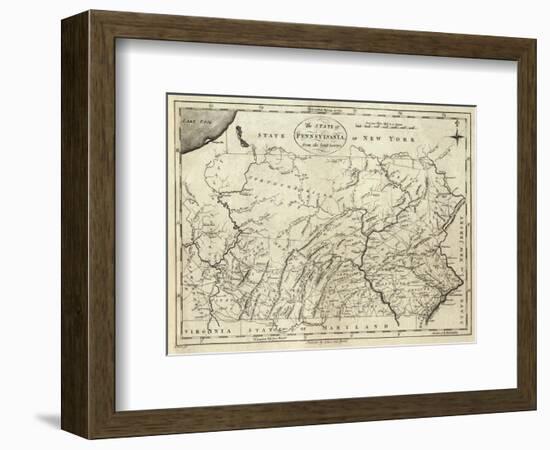 State of Pennsylvania, c.1796-John Reid-Framed Art Print