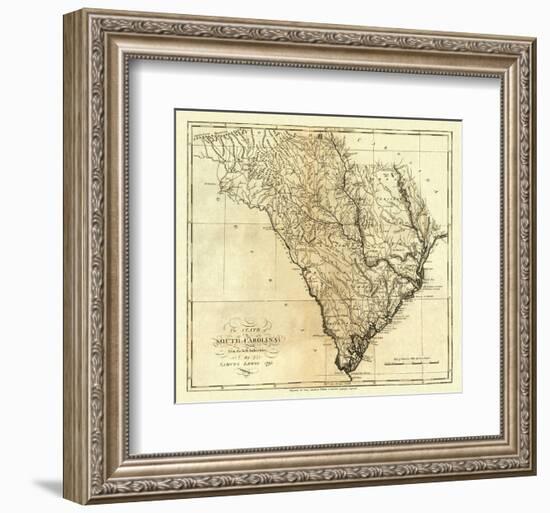 State of South Carolina, c.1795-Mathew Carey-Framed Art Print