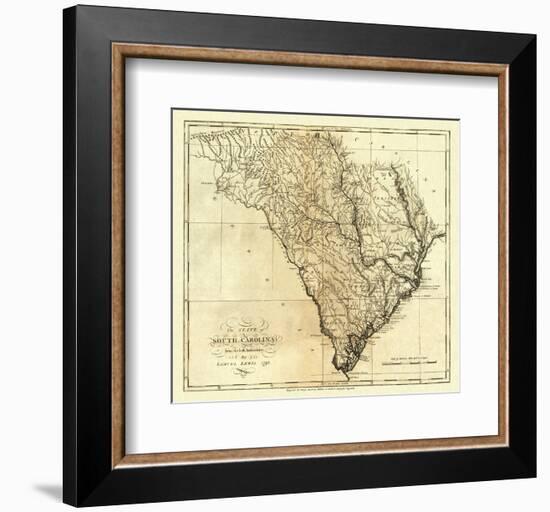 State of South Carolina, c.1795-Mathew Carey-Framed Art Print