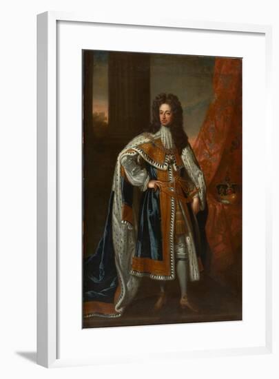 State Portrait of King William III-Godfrey Kneller-Framed Giclee Print