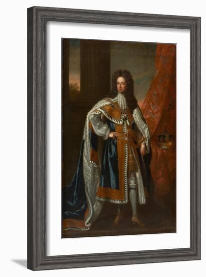 State Portrait of King William III-Godfrey Kneller-Framed Giclee Print