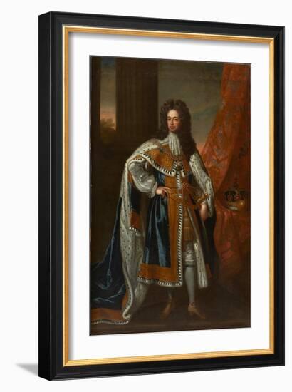 State Portrait of King William III-Godfrey Kneller-Framed Giclee Print