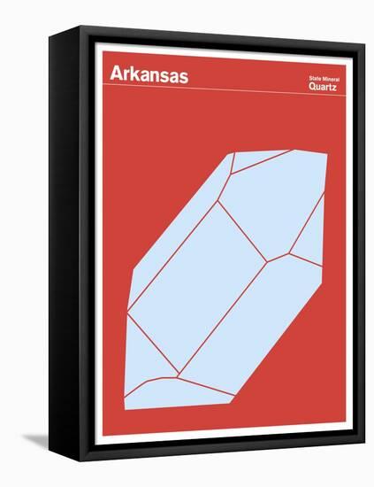 State Poster AR Arkansas-null-Framed Premier Image Canvas