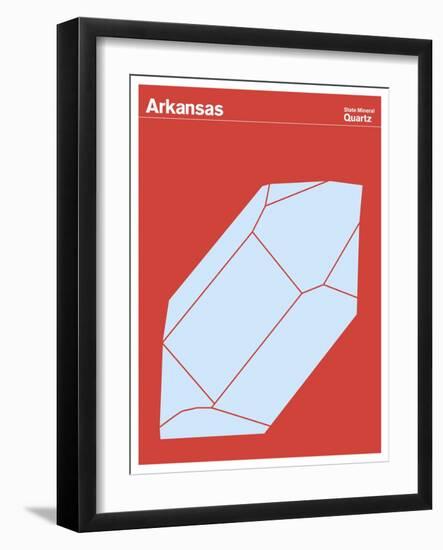 State Poster AR Arkansas-null-Framed Giclee Print