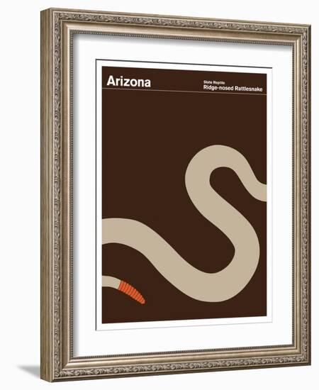 State Poster AZ Arizona-null-Framed Giclee Print