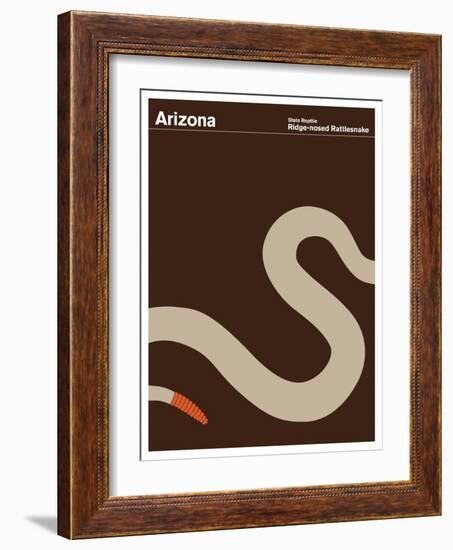 State Poster AZ Arizona-null-Framed Giclee Print