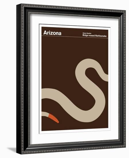 State Poster AZ Arizona-null-Framed Giclee Print