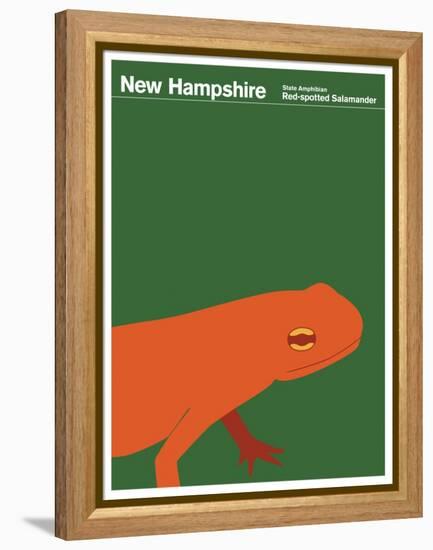 State Poster NH New Hampshire-null-Framed Premier Image Canvas