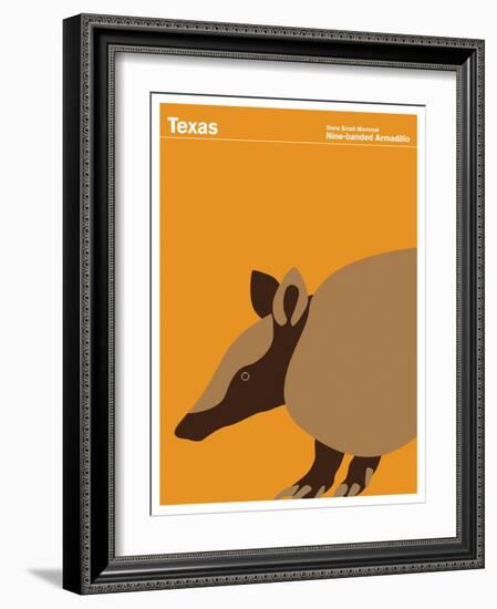 State Poster TX Texas-null-Framed Giclee Print