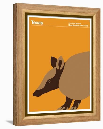 State Poster TX Texas-null-Framed Premier Image Canvas