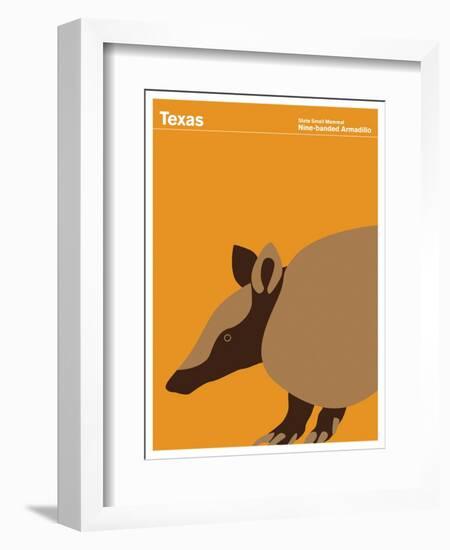 State Poster TX Texas-null-Framed Giclee Print