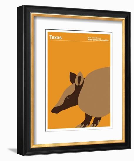 State Poster TX Texas-null-Framed Giclee Print