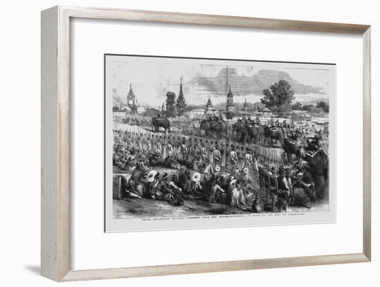 'State Procession Bearing Presents from the Governor-General of India to the King of Ava', 1856-Unknown-Framed Giclee Print