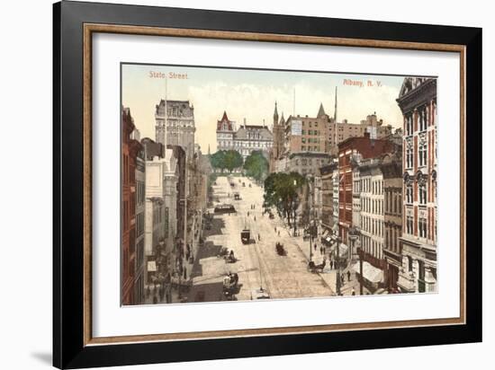 State Street, Albany, New York-null-Framed Art Print