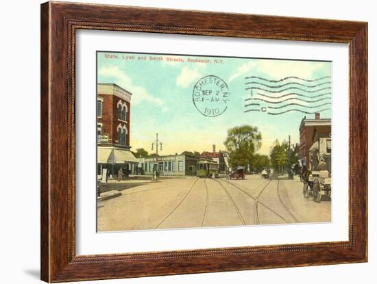 State Street, Rochester, New York-null-Framed Art Print