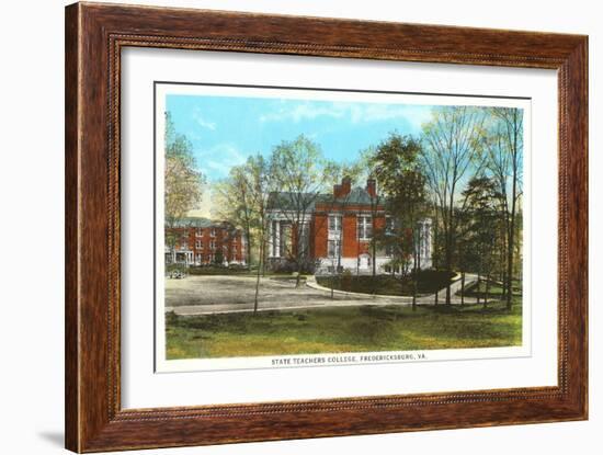 State Teachers College, Fredericksburg, Virginia-null-Framed Art Print